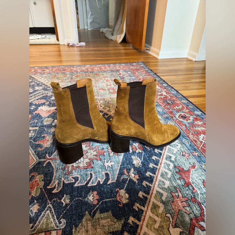 Sezane Pippa Ankle Boots Caramel - Size 42